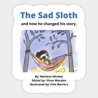 The Sad Sloth Sticker